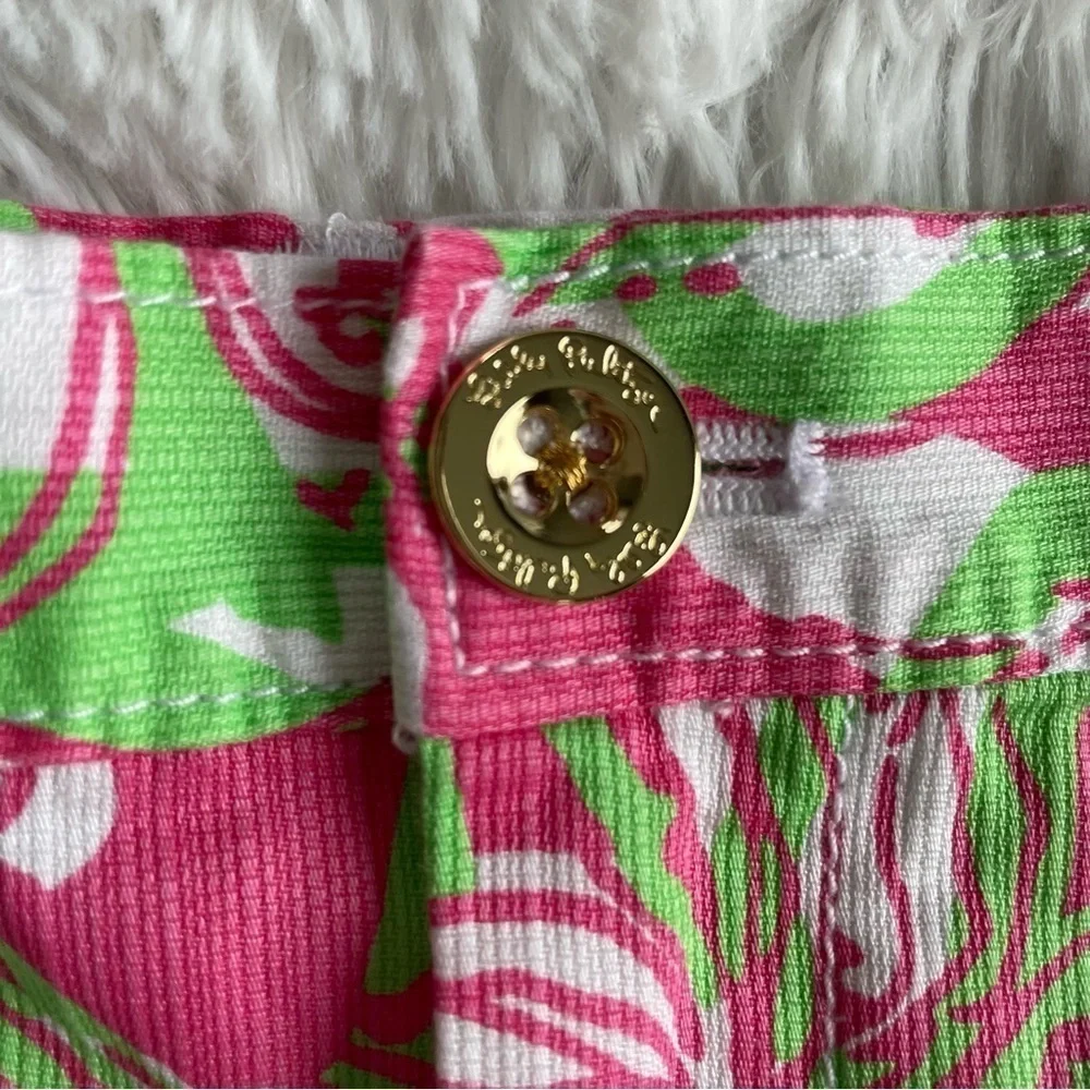 Lilly Pulitzer | Girls Adie Shortsin Flamingo‎ Pink Southern Charm, 14